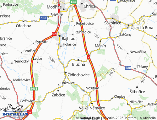 Mappa MICHELIN Blučina - ViaMichelin