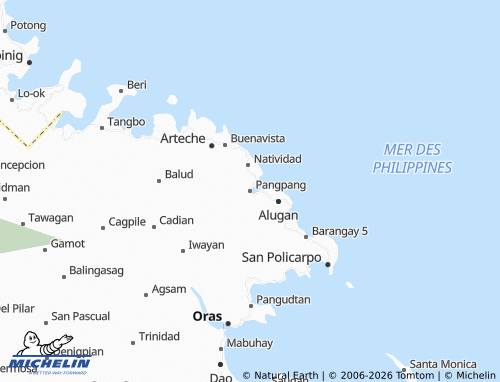 MICHELIN Pangpang map - ViaMichelin