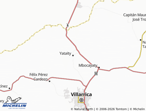 Mapa MICHELIN Yataity - ViaMichelin
