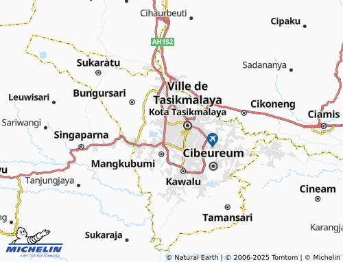 MICHELIN Cilembang map - ViaMichelin