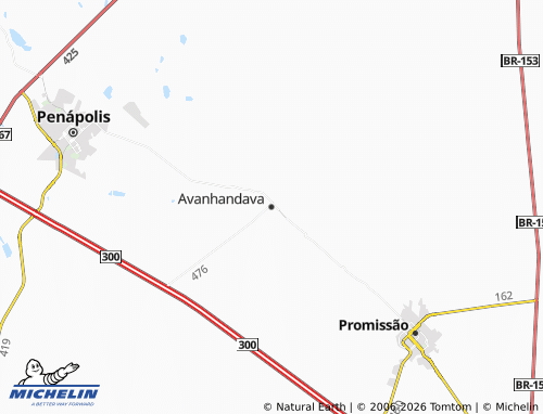 Carte MICHELIN Avanhandava - ViaMichelin