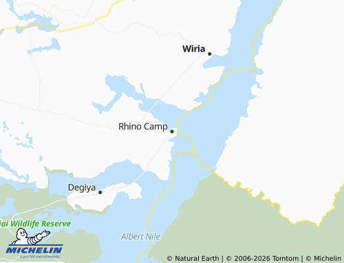 Mappa MICHELIN Rhino Camp - ViaMichelin