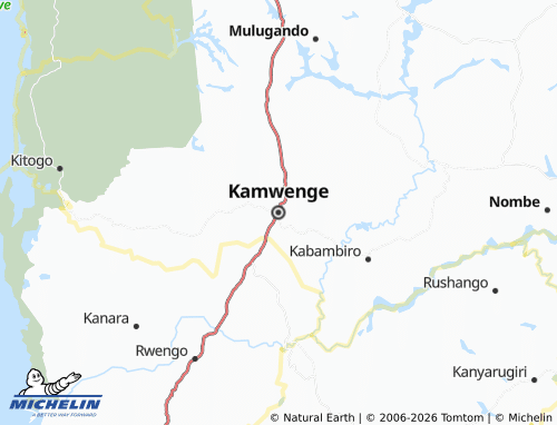 MICHELIN-Landkarte Kamwenge - ViaMichelin