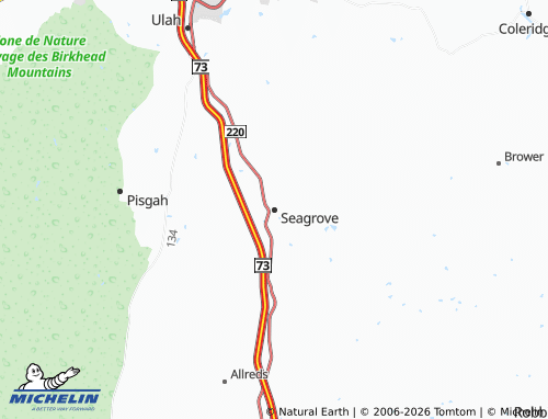 MICHELIN Seagrove map - ViaMichelin