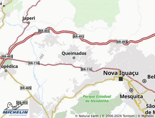 Mapa MICHELIN Parque Farias - ViaMichelin