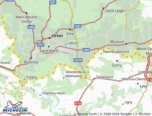 Mappa MICHELIN Ruette - ViaMichelin