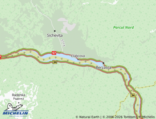 Mappa MICHELIN Liubcova - ViaMichelin