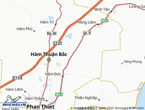 MICHELIN Hồng Sơn map - ViaMichelin