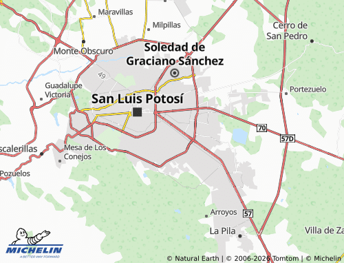 Mappa MICHELIN Rinconada de Valle Dorado - ViaMichelin