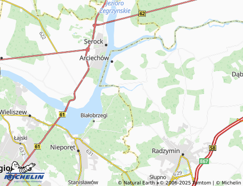 Carte MICHELIN Siwek - ViaMichelin