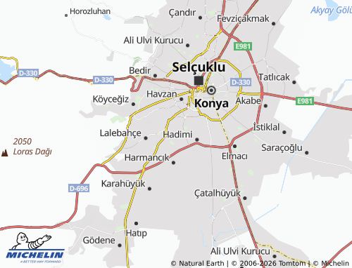 MICHELIN Kovanağzı map - ViaMichelin
