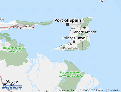 Carte MICHELIN Point Fortin - ViaMichelin