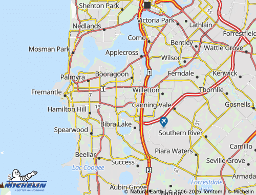 MICHELIN Winthrop map - ViaMichelin