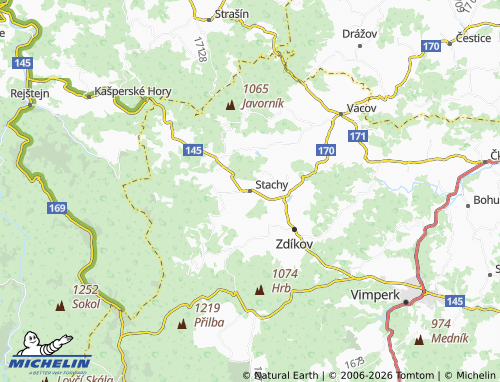 Mappa MICHELIN Stachy - ViaMichelin
