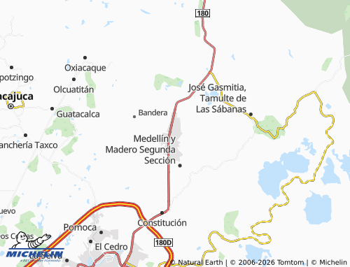 MICHELIN Macultepec map - ViaMichelin