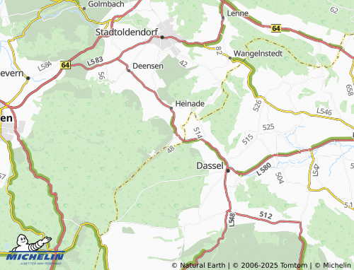 MICHELIN-Landkarte Merxhausen - ViaMichelin