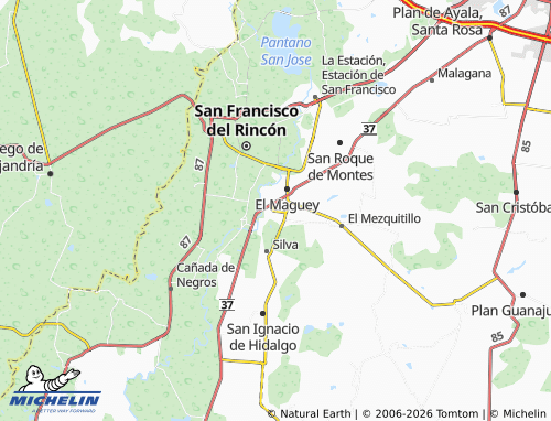 MICHELIN San Roque de Torres map - ViaMichelin