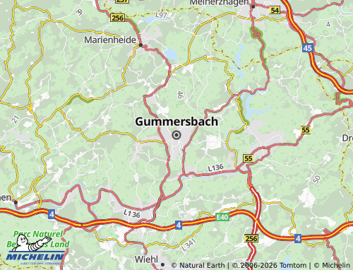Mapa MICHELIN Gummersbach - ViaMichelin