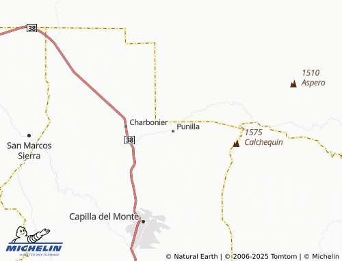 Carte MICHELIN Quebrada de Luna - ViaMichelin