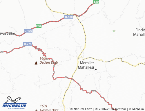 Mappa MICHELIN Gökomuz - ViaMichelin
