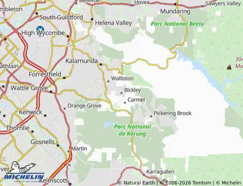 Mapa MICHELIN Bickley - ViaMichelin