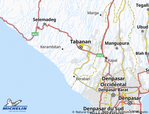 MICHELIN-Landkarte Bongan - ViaMichelin