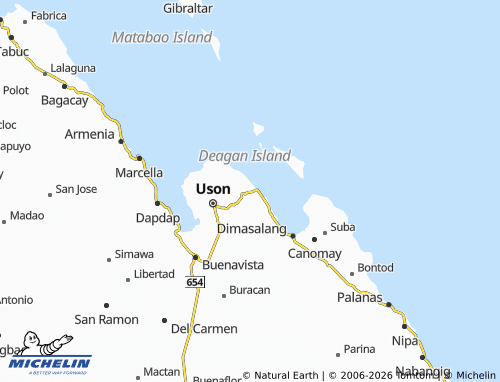 MICHELIN Miaga map - ViaMichelin