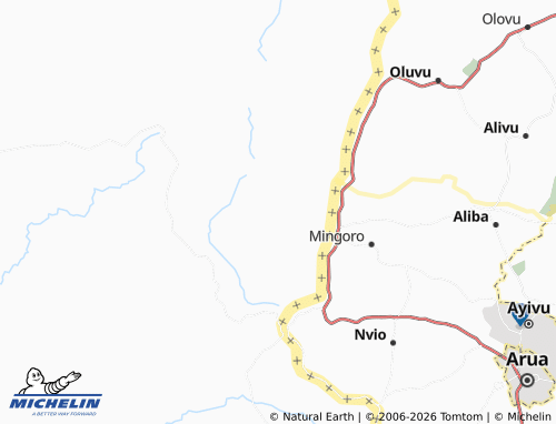 Mapa MICHELIN Nderi - ViaMichelin
