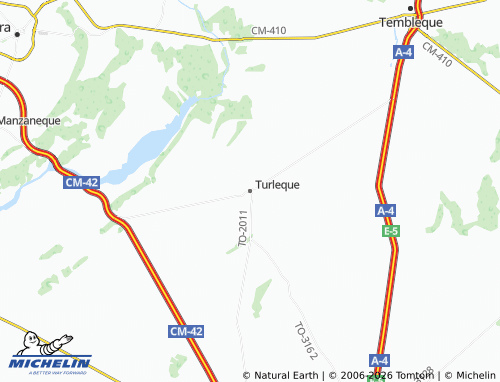 MICHELIN Turleque map - ViaMichelin