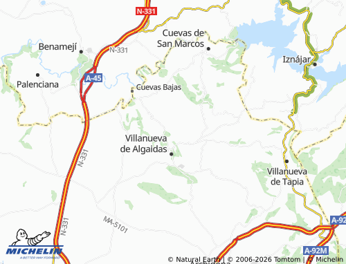 MICHELIN La Solana map - ViaMichelin