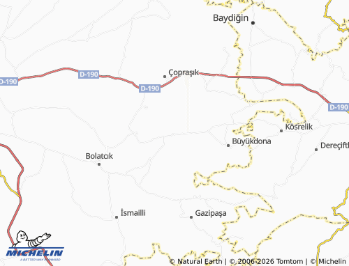 Mappa MICHELIN Kürkçü - ViaMichelin
