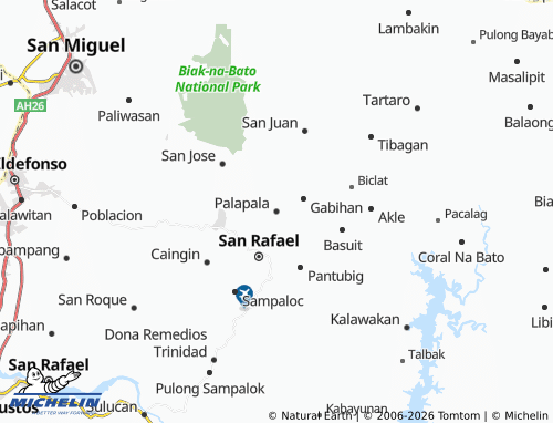 MICHELIN Palapala map - ViaMichelin