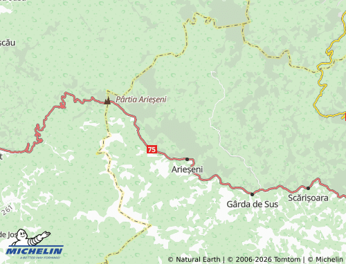 MICHELIN Fața Cristesei map - ViaMichelin