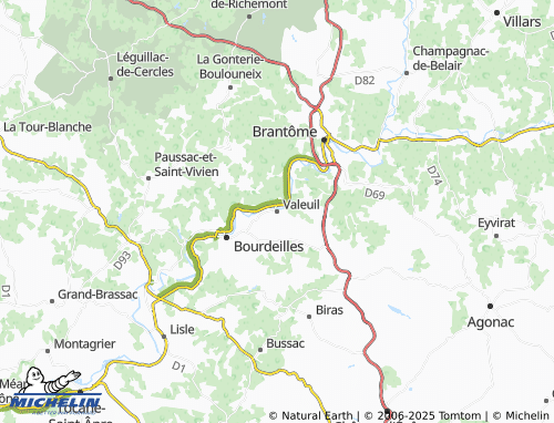 MICHELIN Valeuil map - ViaMichelin
