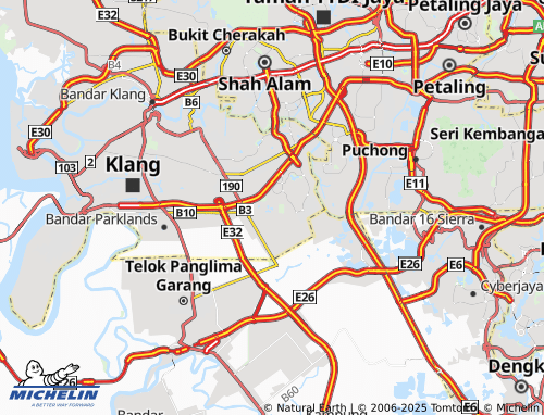 MICHELIN Bukit Kemuning Golf Country Club map - ViaMichelin