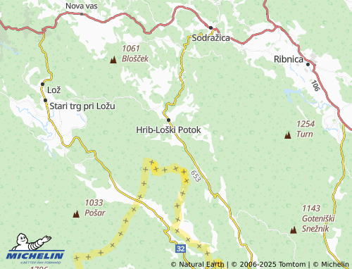MICHELIN-Landkarte Travnik - ViaMichelin