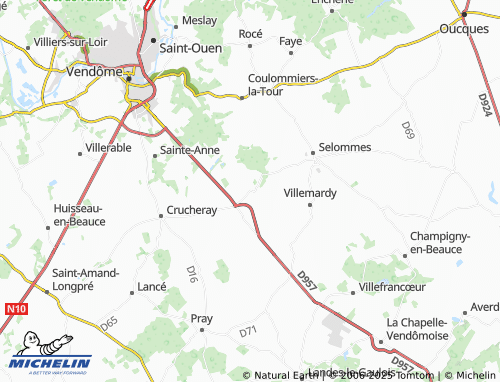 MICHELIN Périgny map - ViaMichelin