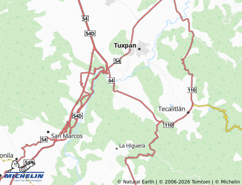 Mapa MICHELIN San Juan Espanatica - ViaMichelin