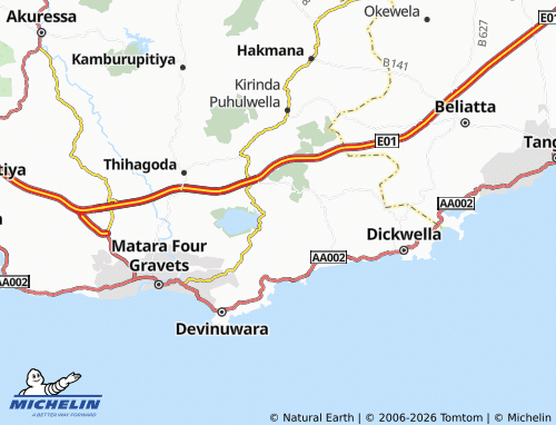 Mapa MICHELIN Beddegammedda - ViaMichelin