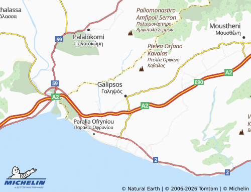 Carte MICHELIN Galipsos - ViaMichelin