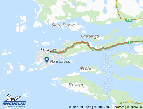 MICHELIN Krokane map - ViaMichelin