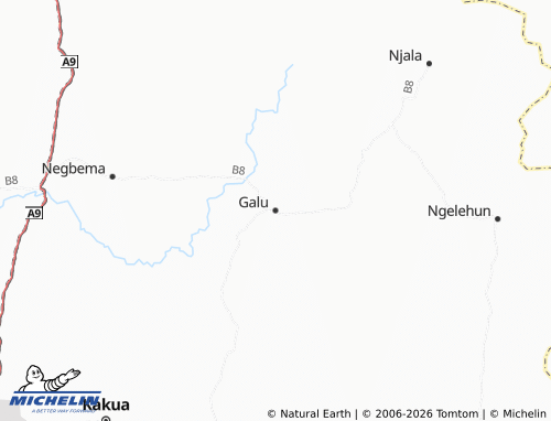 Mappa MICHELIN Galu - ViaMichelin