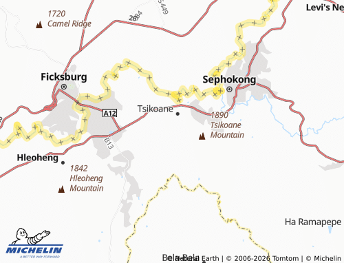 MICHELIN-Landkarte Hloahloeng - ViaMichelin