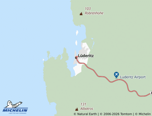 Mapa MICHELIN Luderitz - ViaMichelin