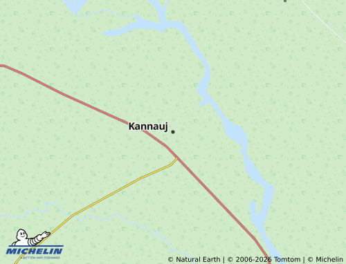 MICHELIN-Landkarte Kannauj - ViaMichelin