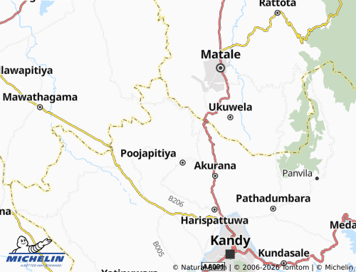 Mappa MICHELIN Kahatagasthenna - ViaMichelin