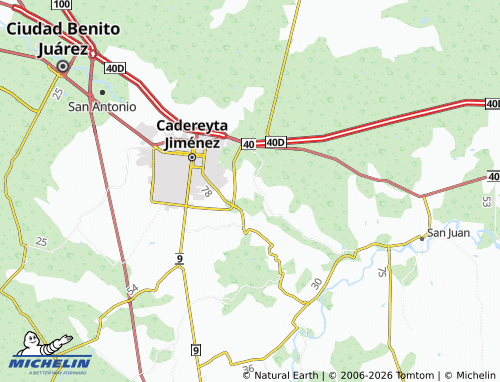 Mappa MICHELIN Portal de Cadereyta - ViaMichelin