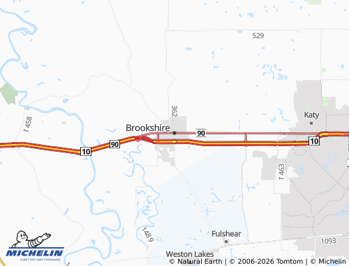 Mappa MICHELIN Brookshire - ViaMichelin