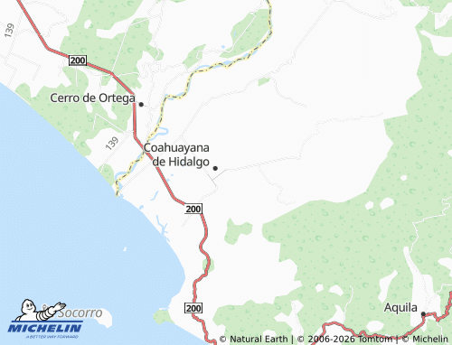 MICHELIN Morelos map - ViaMichelin