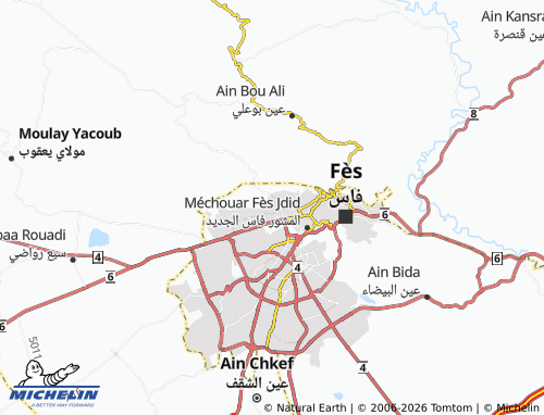 MICHELIN al-Mareeniyyeen map - ViaMichelin